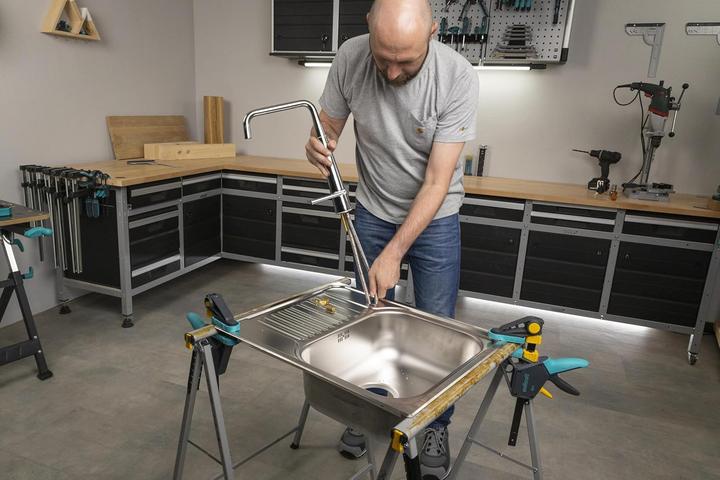 Actual product image wolfcraft 1 2-piece hole cutter set ø35mm(1 3/8)