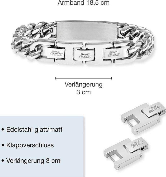 Produktbild Save Brave Sbb-Barney (21 cm, Edelstahl)