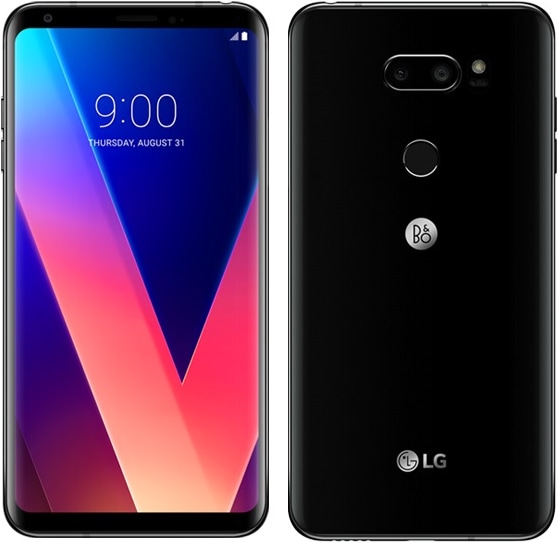 LG V30+ (128 GB, Aurora Black, 6", Single SIM, 16 Mpx, 4G)