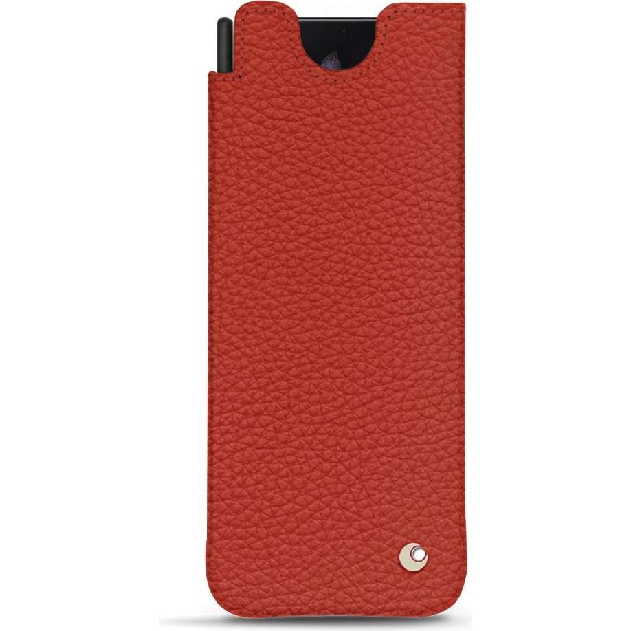 Noreve Lederschutzhülle (Samsung Galaxy Z Fold4), Smartphone Hülle, Orange
