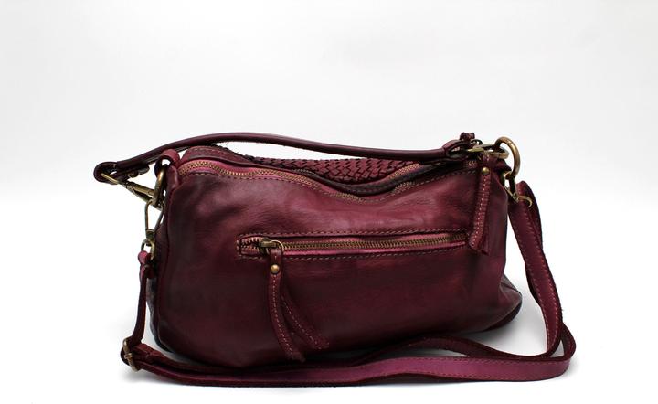 Produktbild Only-Bags.Store Ledertasche, Umhängetasche aus weichem Leder, gewebte Lederhandtasche