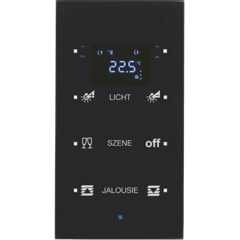 Berker 75643135, Thermostat, Schwarz