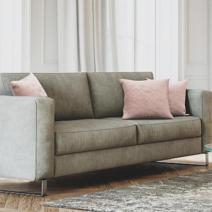 Image du produit Intirilife 2x taies d'oreiller en velours 40x40 cm (40 x 40 cm)