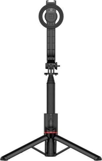 Actual product image OEM Stylus Selfie stick with wireless remote control tripod compatible with MagSafe L20 black