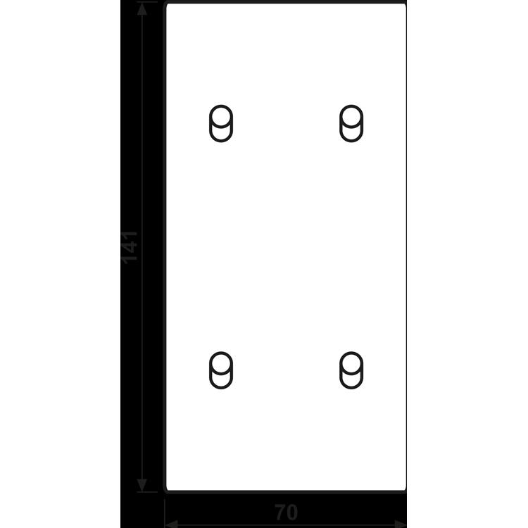 JUNG, Lichtschalter + Storenschalter, AL12-25R0