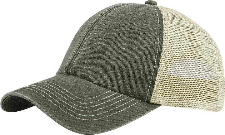 Actual product image Beechfield Vintage 6 Panel Trucker Cap (One size)
