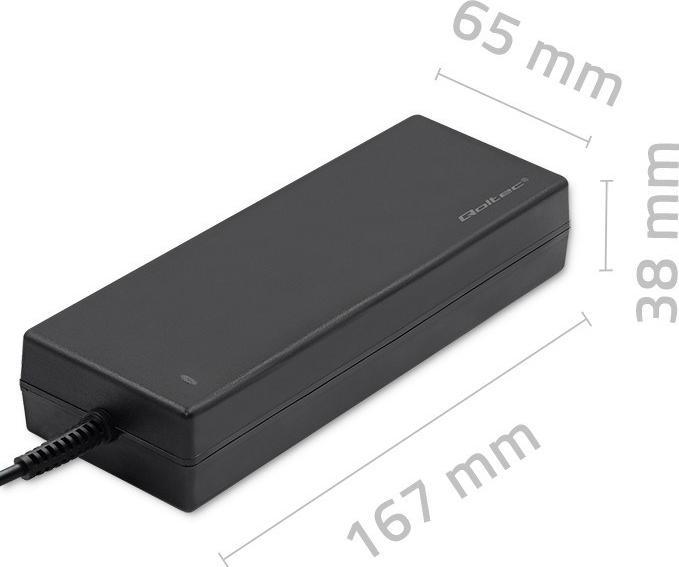 Actual product image Qoltec 50798 Desktop power supply 120W 12V 10A 5.5x2.5 power cable (120 W)