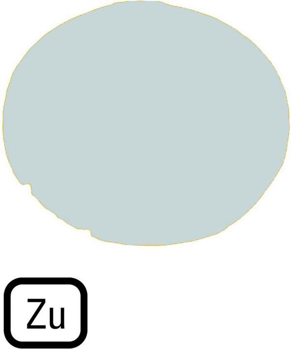 Actual product image Eaton Button lens, flat white, ZU 218316