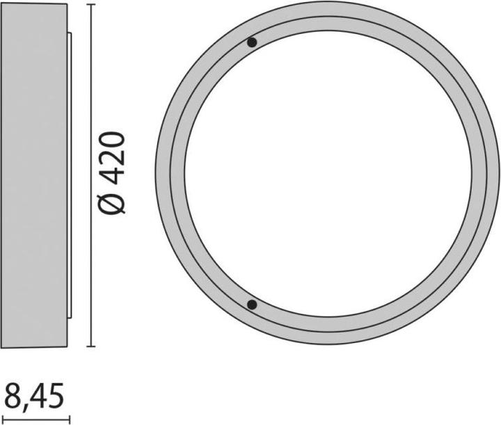 Produktbild PiL Spittler LED-Wand-u.Deckenleuchte 304140 (1464 lm)