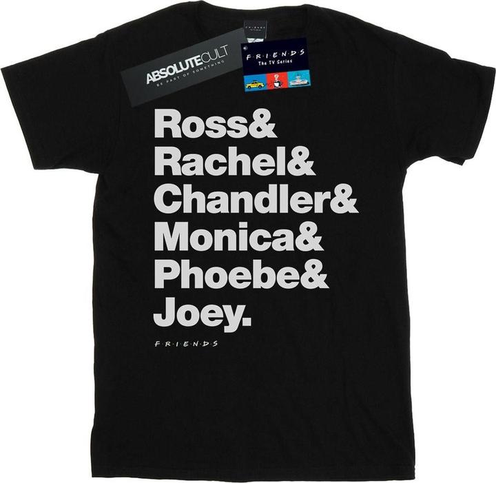 Immagine prodotto Friends First Names Text Maglietta Ampia Donna (3XL)