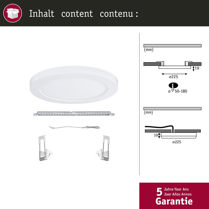 Actual product image Paulmann Built-in panel 2in1 Cover-it (1800 lm)