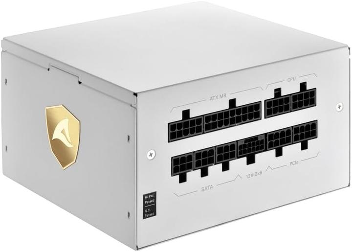 Image du produit Sharkoon Rebel P20 1200 White (blanc, 1x 12 pin high power connector, 4x PCIe, gestion de câble, 1200 watts) (1200 W)