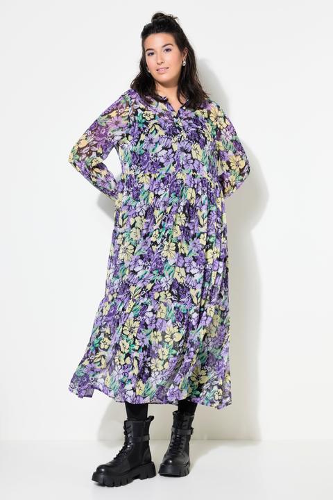 Produktbild Studio Untold Maxikleid, A-Line, doppellagig, Chiffon, Flower Print (42, 44)