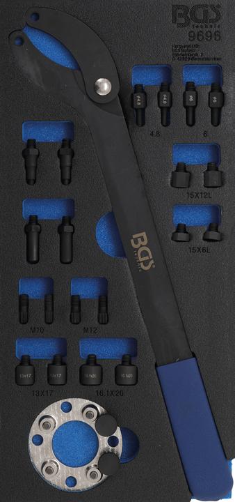 BGS Modulo per carrelli portautensili 1/3: Set di controsupporti per alberi a camme per VAG