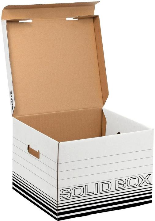 Image du produit Leitz Boîte darchivage Carton blanc, noir 10 pcs (A4)