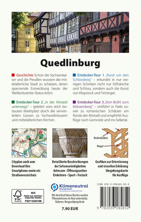 Produktbild Quedlinburg - Der Stadtführer (Deutsch, Wolfgang Hoffmann, 2022)