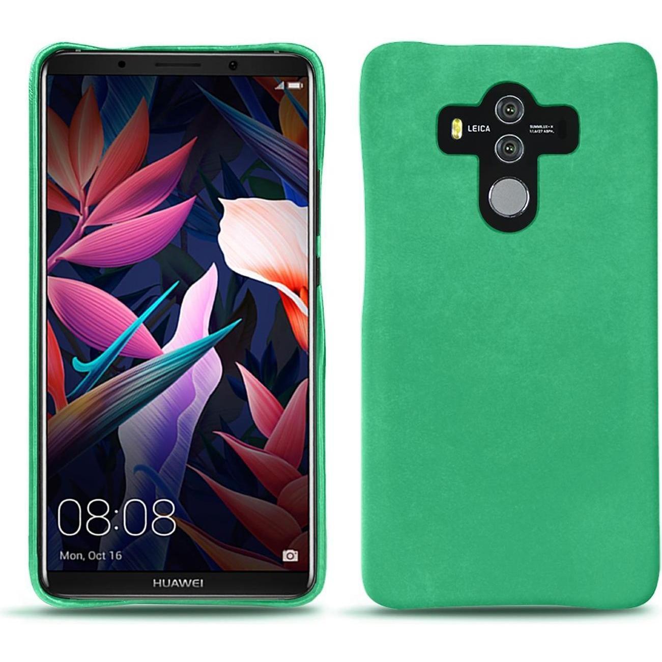 Noreve Lederschutzhülle (Huawei Mate 10 Pro), Smartphone Hülle, Grün