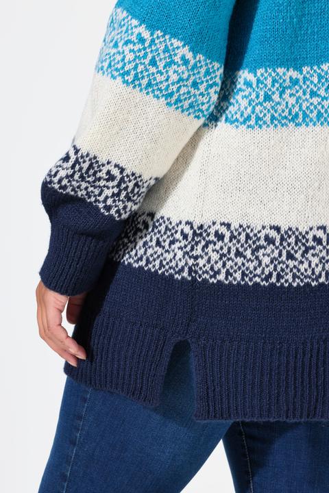 Produktbild Angel of Style Pullover, oversized, Colorbocking, Seitenschlitze (58)