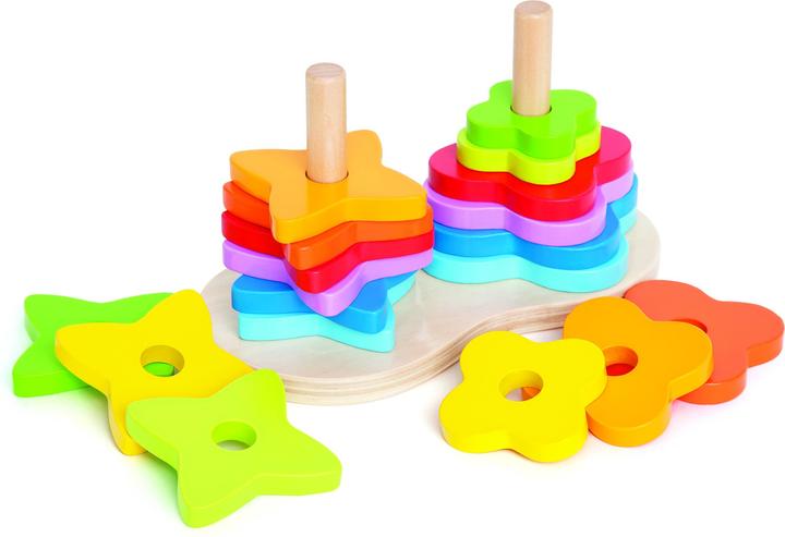 Immagine prodotto Hape Gioco dei chiodini arcobaleno 19 pezzi.