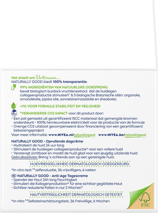Image du produit NIVEA Crème de jour anti-âge Naturally Good (50 ml, Crème de jour)