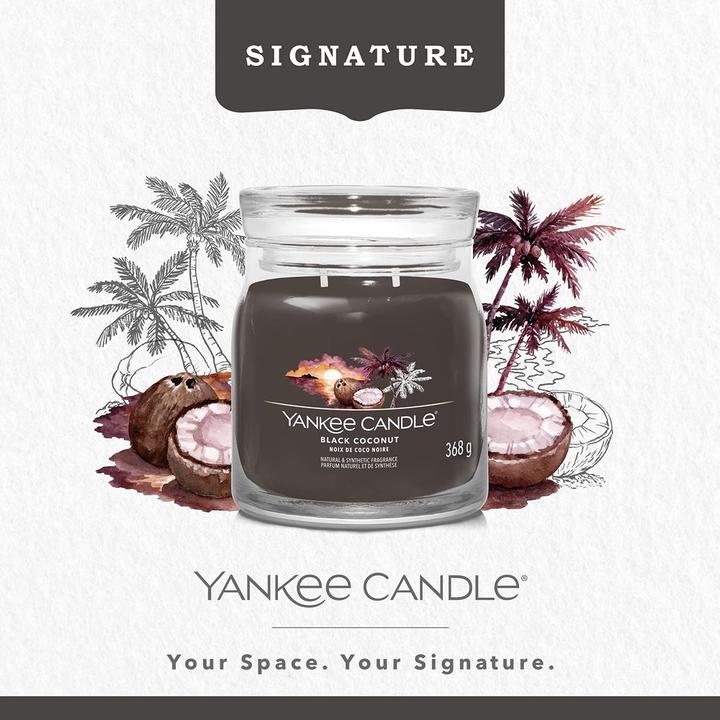 Image du produit Yankee Candle Duftkerze Black Coconut Signature Medium Jar