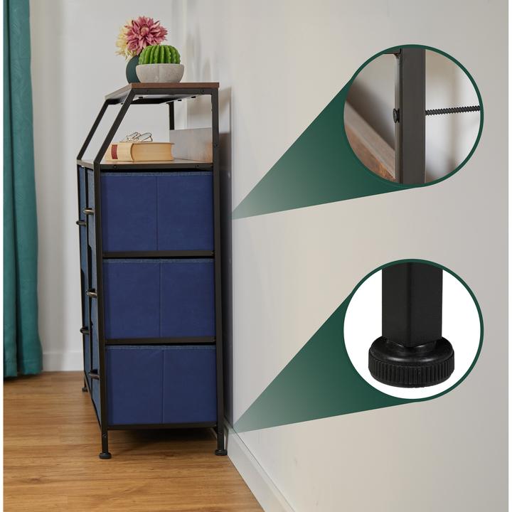 Produktbild Relaxdays Kommode (84 x 30 x 87 cm)