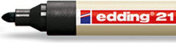 Produktbild Edding Permanent Marker 21 (Schwarz, 3 mm, 1 x)