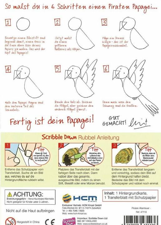 Actual product image Scribble Down - Piratesque adventure (1x)