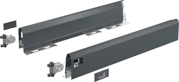 Image du produit Hettich Set profil H94 L550 anthrac. fix.front.
