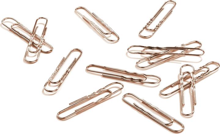 Actual product image Durable File clips, copper-plated, 50 mm metal, round, corrugated (1212-24) (1 x)
