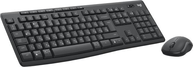 Image du produit Logitech MK370 Combo for Business - GRAPHITE - (HEB) - INTNL-973 (Anglais-international, Sans fil)