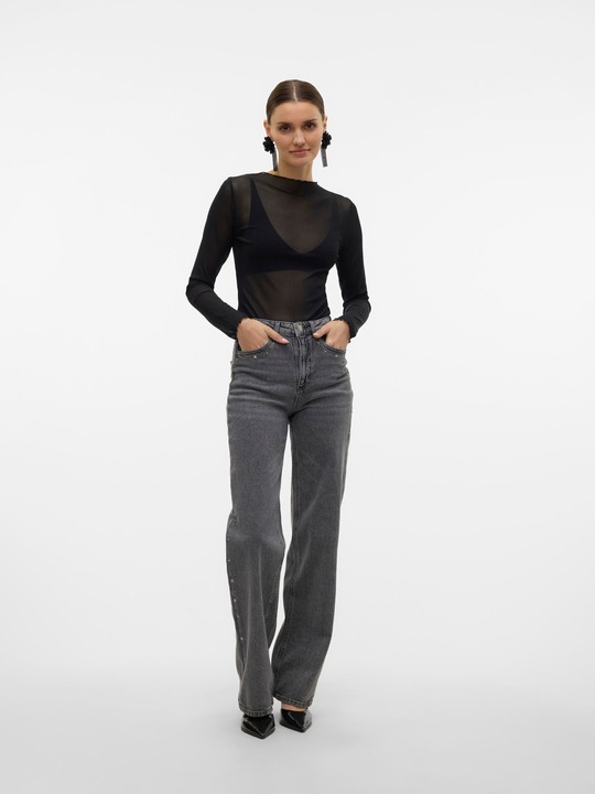 Produktbild Vero Moda VMTESSA Hohe Taille Weiter Beinschnitt Jeans Weit geschnitten (W27/L30)