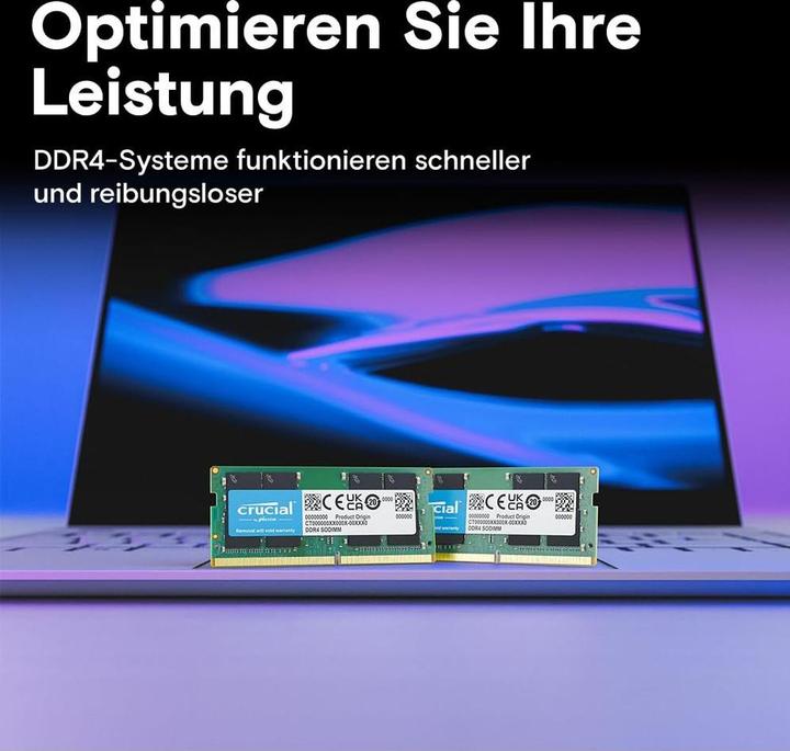 Productafbeelding Crucial Laptop geheugen (1 x 8GB, 3200 MHz, DDR4 RAM, SO-DIMM)