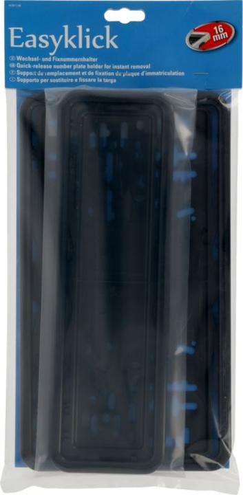 Image du produit Easyklick Titulaire d'une plaque d'immatriculation (Avant + arrière, Format portrait)