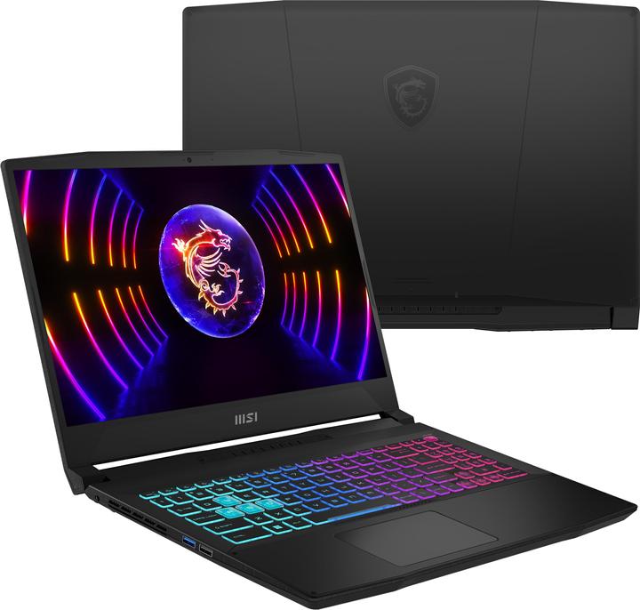 Actual product image MSI Katana 15 B13VFK-1898 i7 16 N bk DOS (15.60", 512 GB, 16 GB, DE, Intel Core i7-13620H)