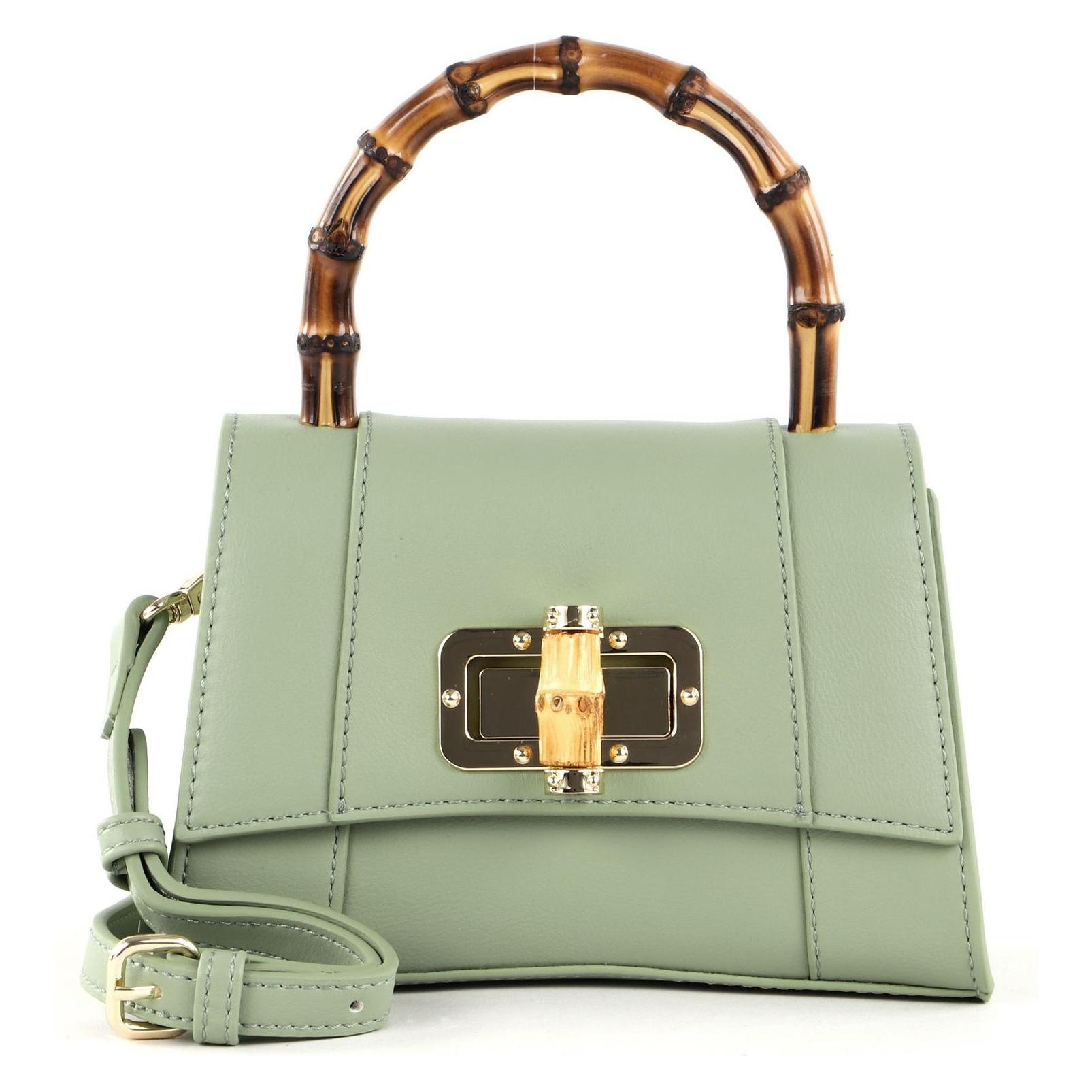 Seidenfelt, Damen, Handtasche, Sorken Handbag, Gold, Grün
