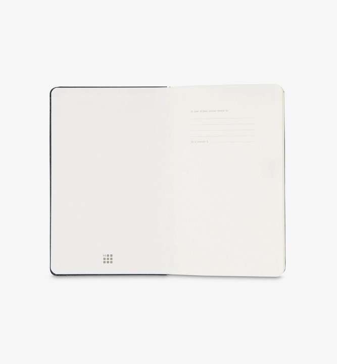 Actual product image Moleskine Sketchbook (13 x 21 cm, Plain, Hardcover)