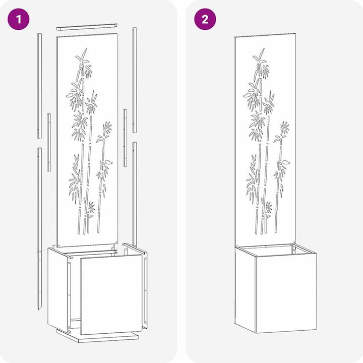 Actual product image vidaXL Gartensichtschutz (32 cm)