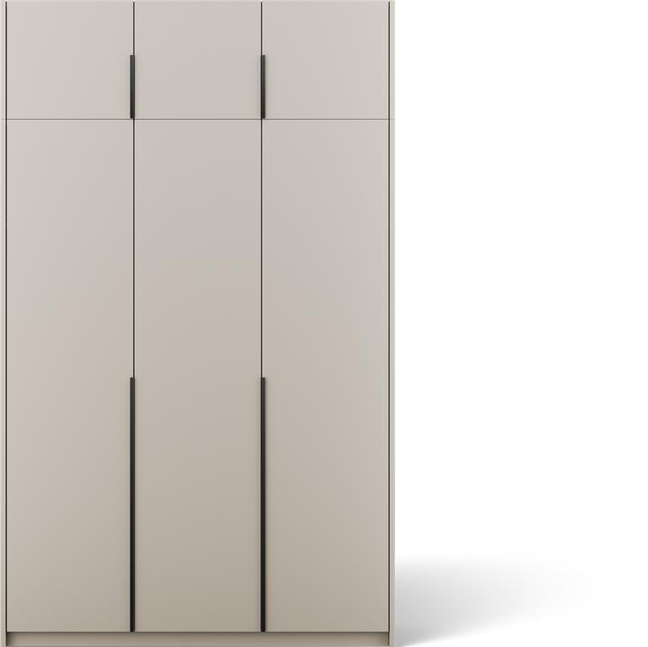 Produktbild ADRK Furniture Bregma III Drehtürenschrank mit Aufsatz (148 x 58 x 250 cm)