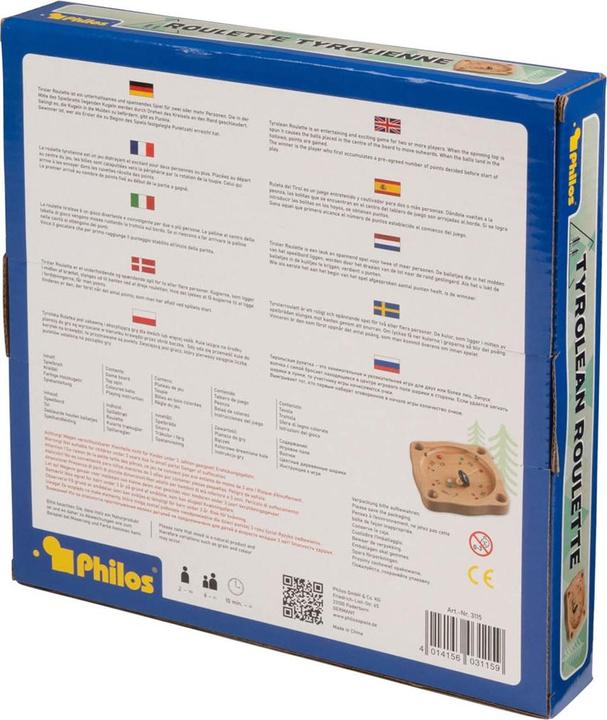 Immagine prodotto Philos Roulette tirolese (Tedesco, Francese, Italiano, Inglese)