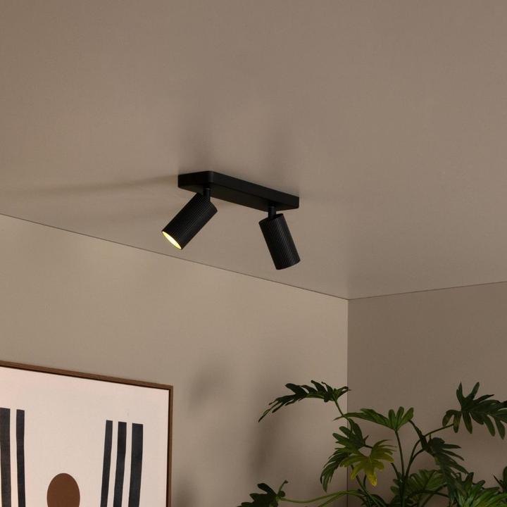 Produktbild Lucide CLUBS - Deckenstrahler - 2xGU10 - Schwarz 09939/02/30 (GU10)