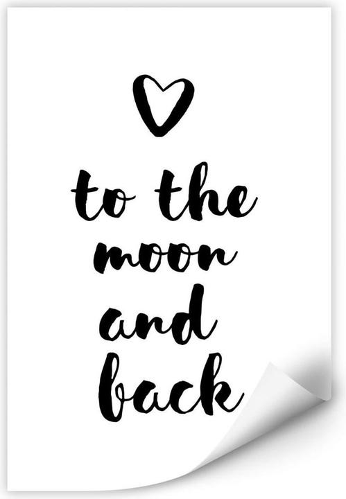 Trenddeko Love to the moon and back