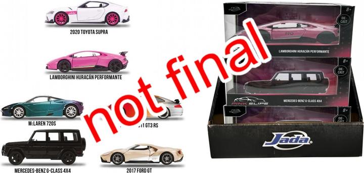 Actual product image Jada Pink Slips Display 1:32