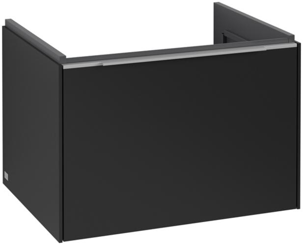 Aluminium glossy, Volcano Black