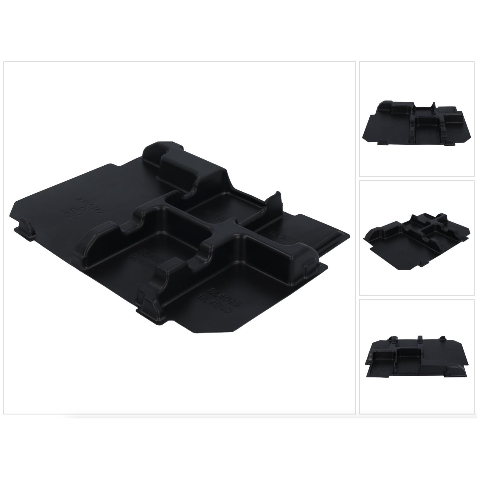 Makita, Accessori valigetta degli attrezzi, Inserto di sistema per il set di avviamento XGT per batterie DC40RA + 4 batterie ( 835G74-2 ) Parte