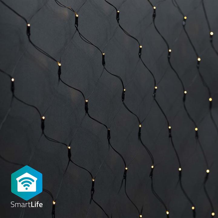 Actual product image Nedis SmartLife Decorative LED | Wi-Fi | Warm White | 280 LED's | 3 x 2 m | Android™ / IOS (3 m)
