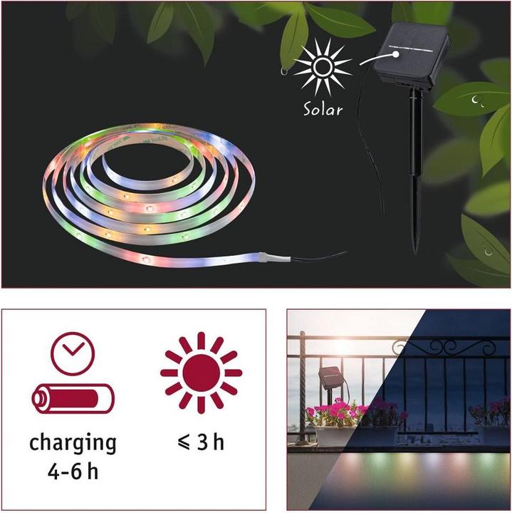 Image du produit Paulmann Solaire (Multicolore, 300 cm, Intérieur)