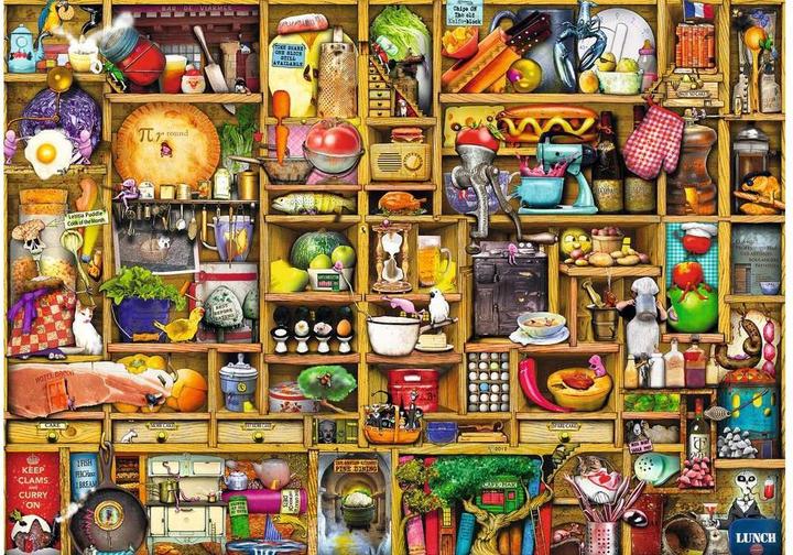 Image du produit Ravensburger Kurioses Küchenregal (1000 pièces)