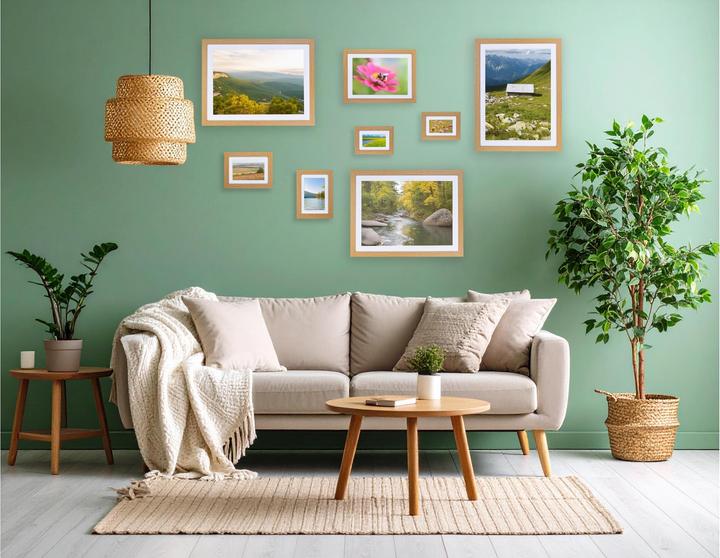 Produktbild Cocon Bilderrahmen 8er-Set, Nature, Bildformat: 10 x 15 cm (13 x 18 cm, 10 x 15 cm, 21 x 30 cm, 30 x 40 cm)