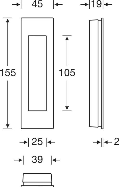 Produktbild FSB Schiebetür-Muschelgriffe